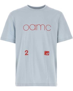 OAMC Light- Cotton Oversize T-Shirt - Blue