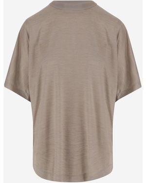 Carven Silk T -shirt - Naturel