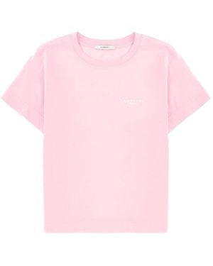 Givenchy "Fitted" Crew-Neck T-Shirt - Pink