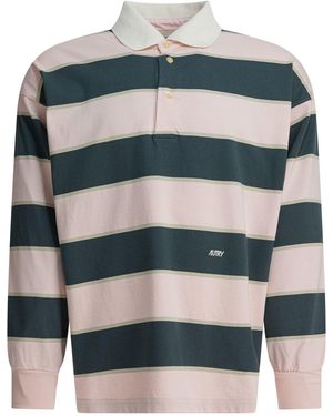 Autry Cotton Polo Shirt - Gray
