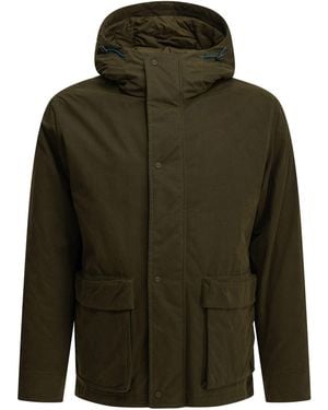 Herno Padded Parka Made Of Technical Cotton - Green