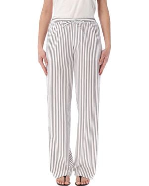 Loulou Cisco Straight Leg Trousers - Grey