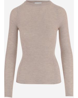 Sa Su Phi Cashmere And Silk Knit - Natural