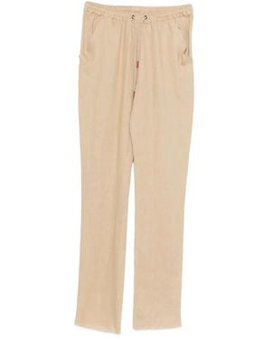 Kiton Drawstring Waist Pants - Natural