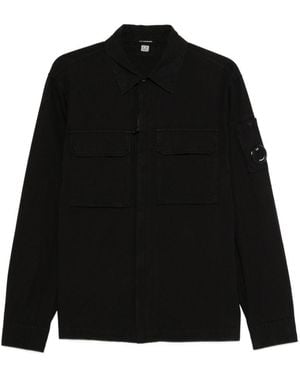 C.P. Company Organic Cotton Overshirt - Black