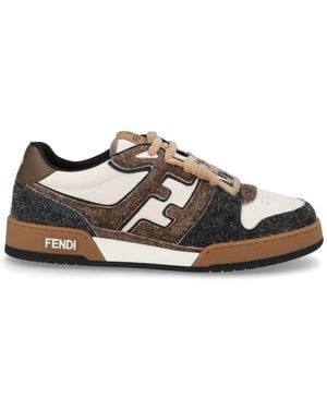 Fendi Sneaker Match" - Brown
