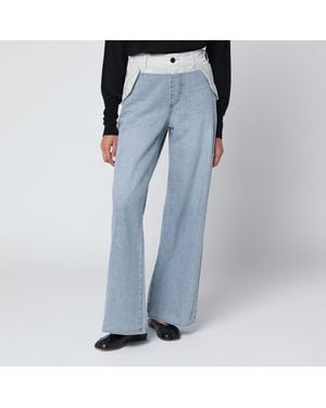 Sacai Light Two-Tone Jeans - Blue