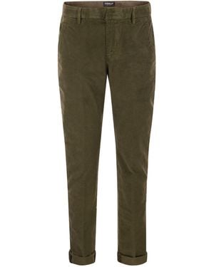 Dondup Gaubert Slim Milleraies Pants - Green