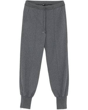 Tom Ford Tapered Leg Pants With Adjustable Drawstring And Elasticized Cuffs - Gray