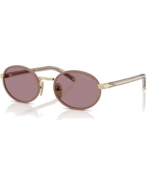 Prada Gedurfde En Opvallende Zonnebril - Roze