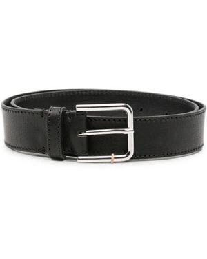 Frankie Shop Toni Leather Belt - Black