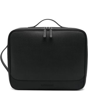 Emporio Armani Zaino Nero Porta PC Con Logo Goffrato - Schwarz