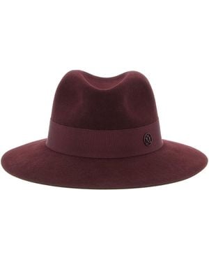 Maison Michel 'henrietta' Hoed - Paars