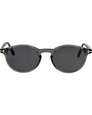 Tom Ford Round Sunglasses Ft1331 93 A - Grey