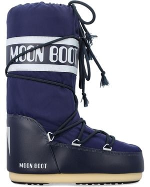 Moon Boot Icon High Nylon Boots - Blue