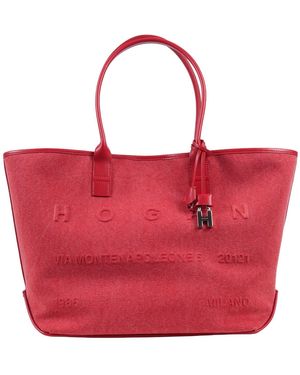 Hogan Address Shopping Media Tessuto - Red