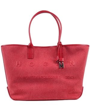 Hogan Address Shopping Media Tessuto - Red