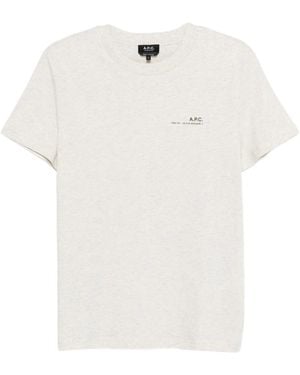 A.P.C. T-Shirt Standardartikel Gots und andere - Weiß