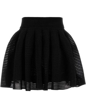 Alaïa Alaia Knit Mini Skirt - Black