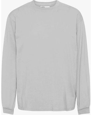 COLORFUL STANDARD Camiseta de ls orgánica de gran tamaño colorida estándar - Marrón