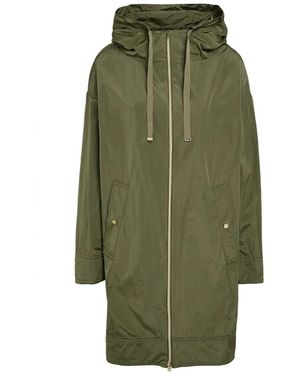 Herno Leichter Parka Mantel - Grün