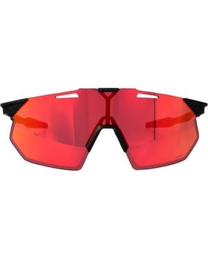 100% Soft Tact Polycarbonate Sunglasses - Red