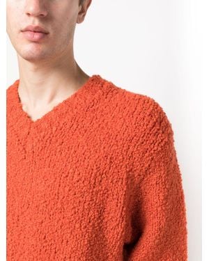 sunflower Sonnenblumen -Aske -Pullover - Rot