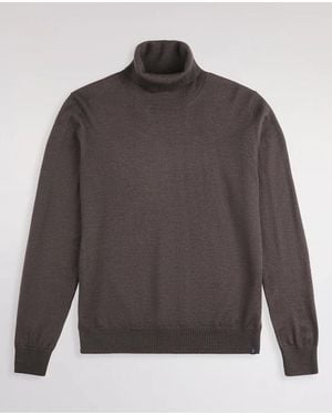 Fay Rollkragenpullover aus Merinowolle von - Grau