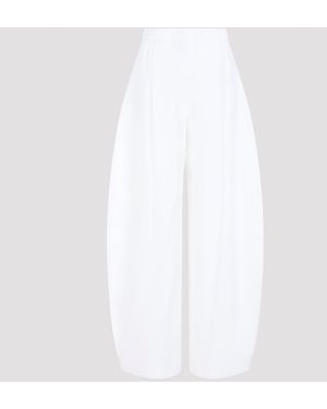 Jacquemus Oval Tapered Pants - White