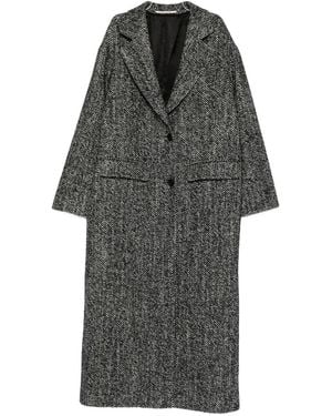 Tagliatore Einreihiger Mantel aus -Wollmischung - Grau