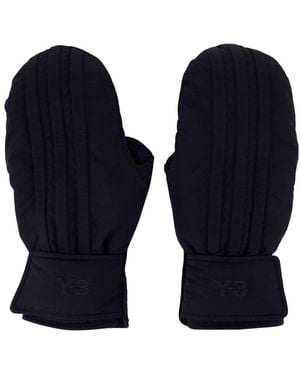 Y-3 Handschuhe synthetisch schwarz - Blau
