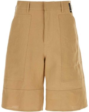 Fendi Bermuda Shorts - Natural