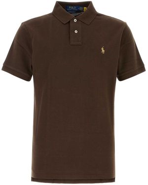 Polo Ralph Lauren Piquet Polo Shirt - Brown