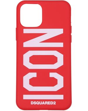 DSquared² Porta Iphone Iphone 11 Pro Donna Termoplastica Rosso - Red
