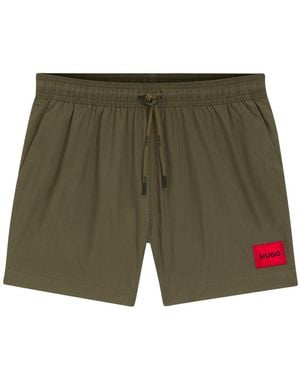 HUGO Swimsuit With Logo - Green