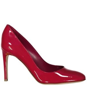 Sergio Rossi Leather Pumps - Red