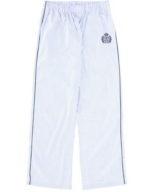 SPORTY&RICH Pyjama Trousers - Blue