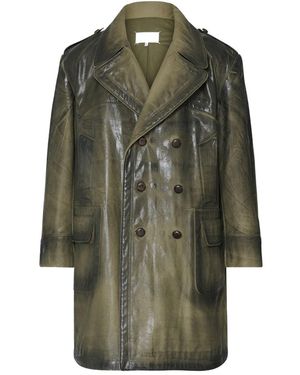 Maison Margiela Caban-Mantel - Grün