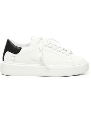 Date Datum. Sfera Witte Lederen Sneakers