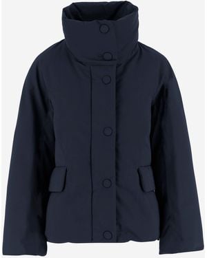 Aspesi Baumwollmischjacke - Blau