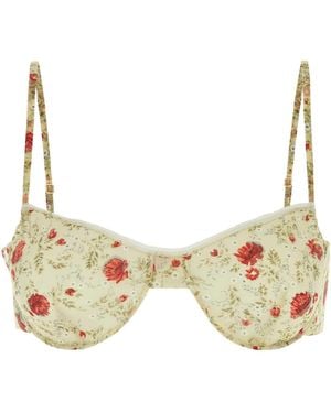 Prada Printed Nylonette Crop-Top - Multicolor