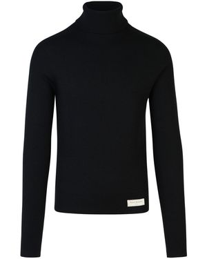 Balmain Wool Turtleneck Sweater - Schwarz