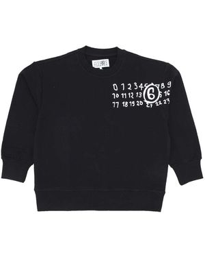 MM6 by Maison Margiela Sweatshirt With Logo - Blue