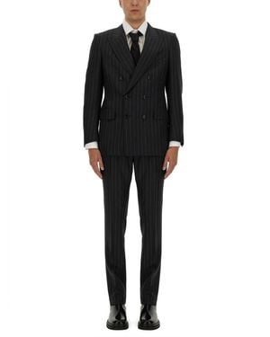 Tom Ford Pinstripe Suit "Dyllan" - Black