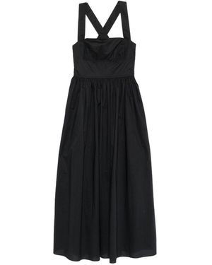 Matteau Ärmelloses Midikleid aus Baumwolle von - Schwarz
