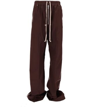 Rick Owens Wide Bela Trousers - Brown