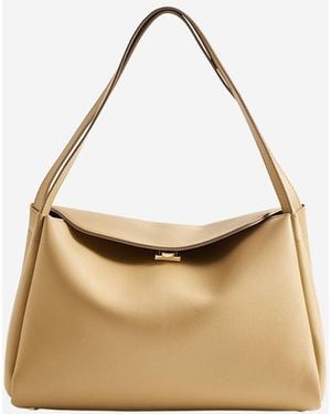 THEMOIRÈ Eudora Vegan Fabric Shoulder Bag - Natural