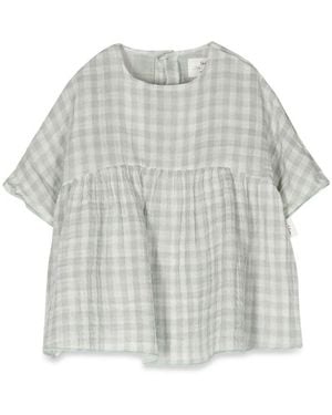Teddy & Minou Checkered Dress - Gray