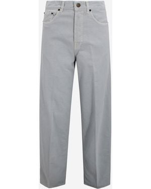 Haikure Bethany Cotton And Linen Jeans - Grey
