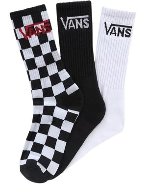 Vans Classic Crew Socks 3Pack 1-6 - Black